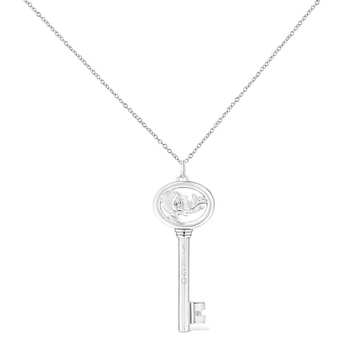 Bids.com .925 Sterling Silver Diamond Accent Virgo Zodiac Key 18" Pendant Necklace (K-L Color, I1-I2 Clarity) Necklaces White Smoke White.Sterling Silver / 18 / Virgo,White.Sterling Silver / 18 / Aquarius,White.Sterling Silver / 18 / Aries,White.Sterling Silver / 18 / Cancer,White.Sterling Silver / 18 / Capricorn,White.Sterling Silver / 18 / Gemini,White.Sterling Silver / 18 / Leo,Whi
