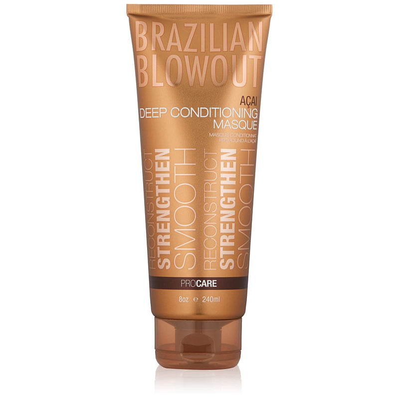 Brazilian Blowout Brazilian Blowout Deep Conditioning Masque 8 Oz / 240 Ml White & Cream Sauces White Smoke