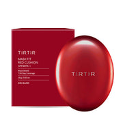 AsiaBeautyMall TIRTIR Mask Fit Red Cushion 23N Sand Foundation Dark Red Full Size (18g),Mini (4.5g)
