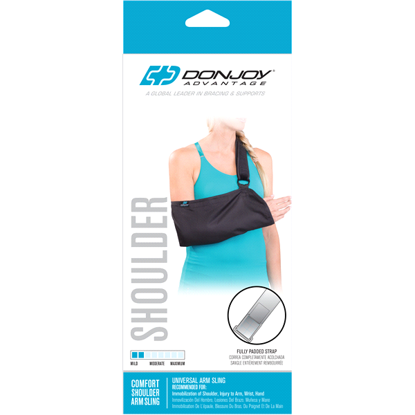 DonJoy DonJoy Advantage Comfort Shoulder Arm Sling Health & Beauty White Smoke
