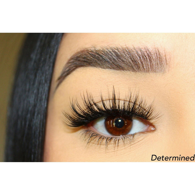 Rude Cosmetics Luxe 3D Lashes | Premium 3D Eyelashes False Lashes Tan Patience,Sacrifice,Miracle,Alertness,Endurance,Sharp,Ambitious,Commitment,Determined,Believe,Confidence,Courage,Dare To Dream,Excellence,Imagination,Inspiration