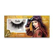 Rude Cosmetics Luxe 3D Lashes | Premium 3D Eyelashes False Lashes Dark Khaki Courage