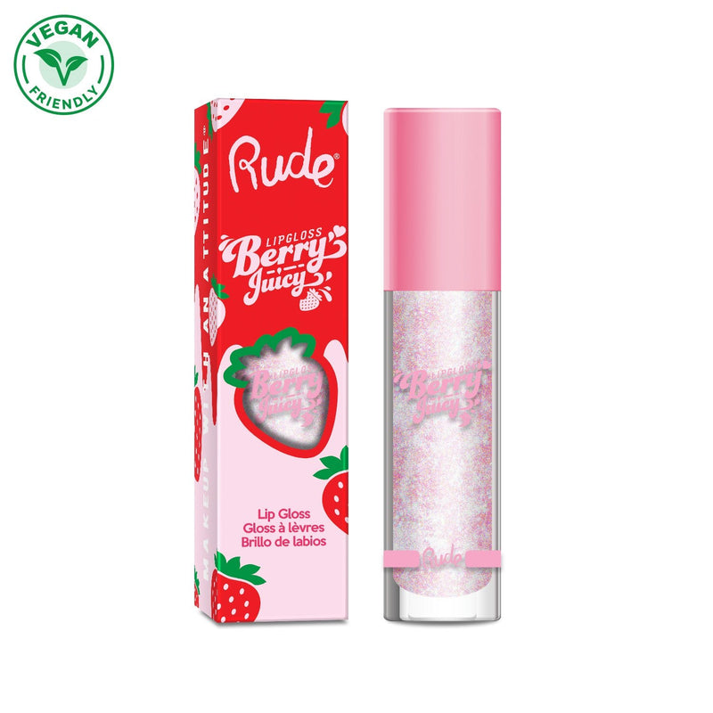 Rude Cosmetics Berry Juicy Lip Gloss Lip Gloss White Smoke Crystalize