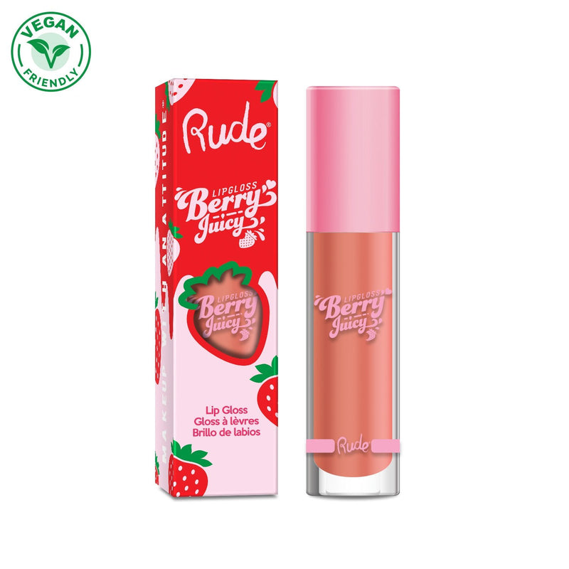 Rude Cosmetics Berry Juicy Lip Gloss Lip Gloss White Smoke Nudist