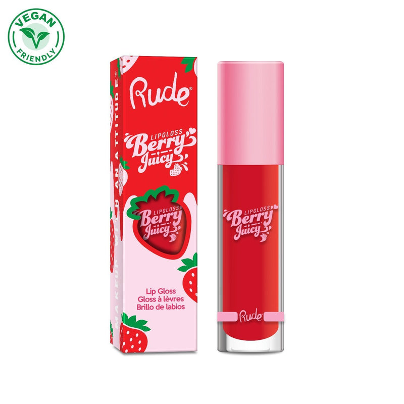 Rude Cosmetics Berry Juicy Lip Gloss Lip Gloss Pink Code Red