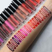 Rude Cosmetics Notorious Rich Long Lasting Liquid Lip Color Lipstick & Lip Gloss Rosy Brown Bad To the Bones,Obscene Gesture,Below the Belt,False Hope,Sinister Villain,Hell To Pay,Radical Red,Poison Fruit,Atomic Anger,Dangerously Dangerous,Vicious Cycle,Wrong Wrong Wrong,Harmful Act,Corrupted Heart,Destructive Behavior,Evil Deed,Madly Mental,Wic