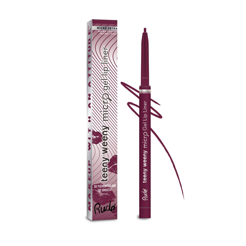 Rude Cosmetics Teeny Weeny Rich and Creamy Micro Gel Lip Liner Lip Liner Dim Gray Temptation