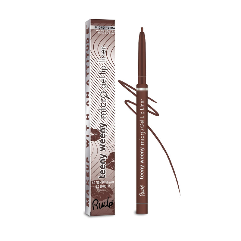 Rude Cosmetics Teeny Weeny Rich and Creamy Micro Gel Lip Liner Lip Liner Dark Olive Green Let's Chill