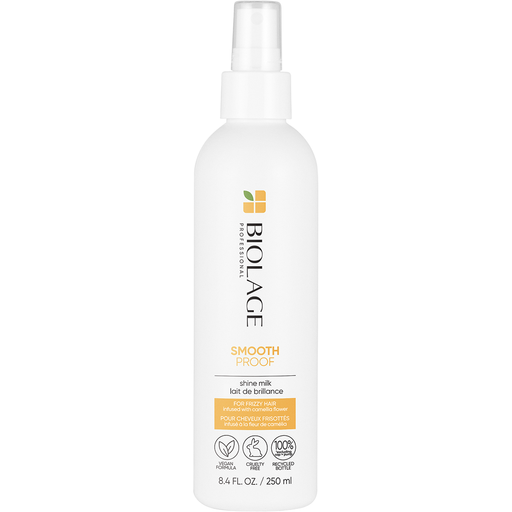 Matrix Matrix Biolage Styling Blue Agave Smoothing Shine Milk  8.5 Oz Hair Styling Product White Smoke