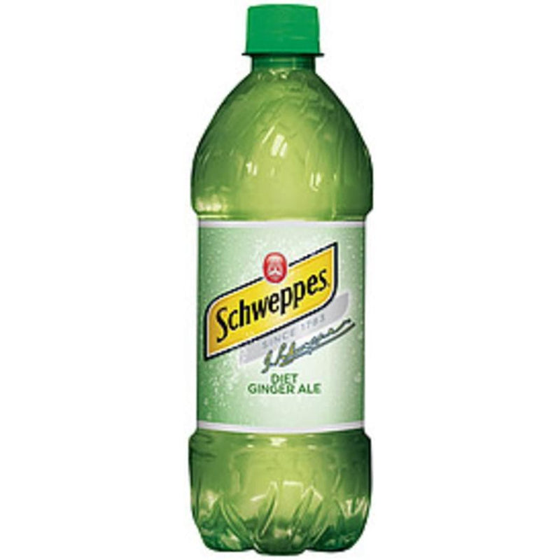 Schweppes Schweppes Diet Ginger Ale - 20 Oz Beverages White Smoke