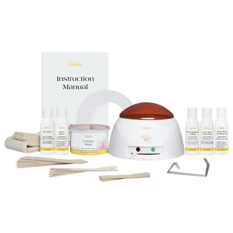 GiGi GiGi Mini Pro Waxing Kit Health & Beauty White Smoke