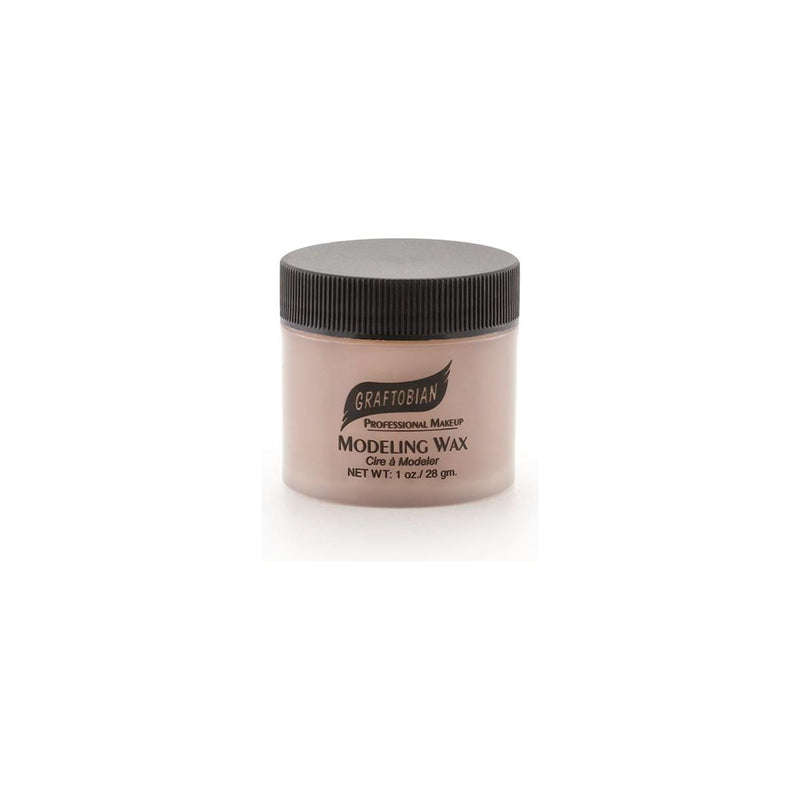 Graftobian Make-Up Company Modeling Wax Gray 1 oz. Brown Colored Wax