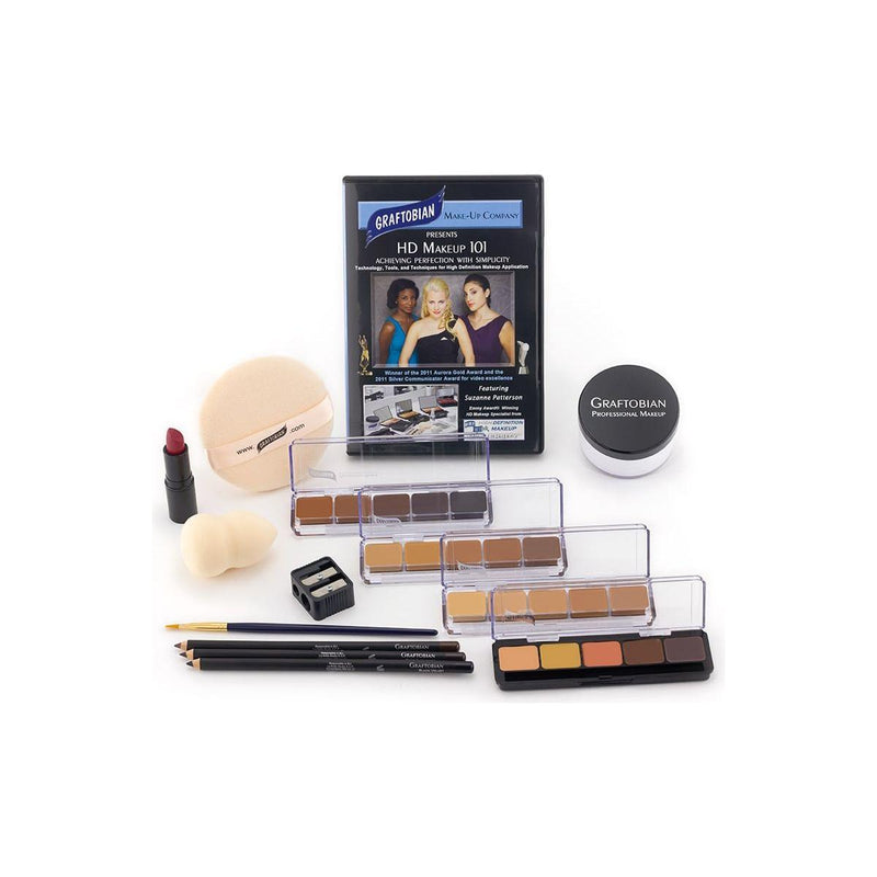 Graftobian Make-Up Company Ultra HD Professional Makeup Kits Dark Slate Gray Dark - HD Professional Makeup Kit