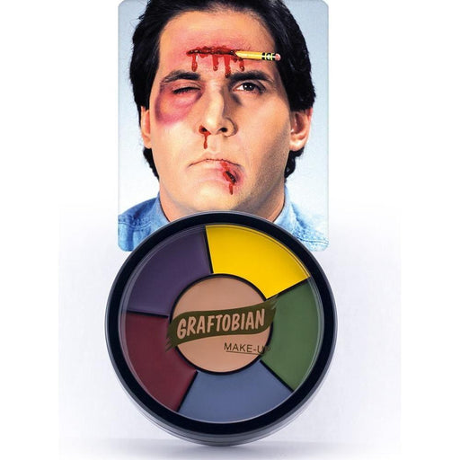 Graftobian Make-Up Company Severe Trauma Makeup Wheel Dark Slate Gray