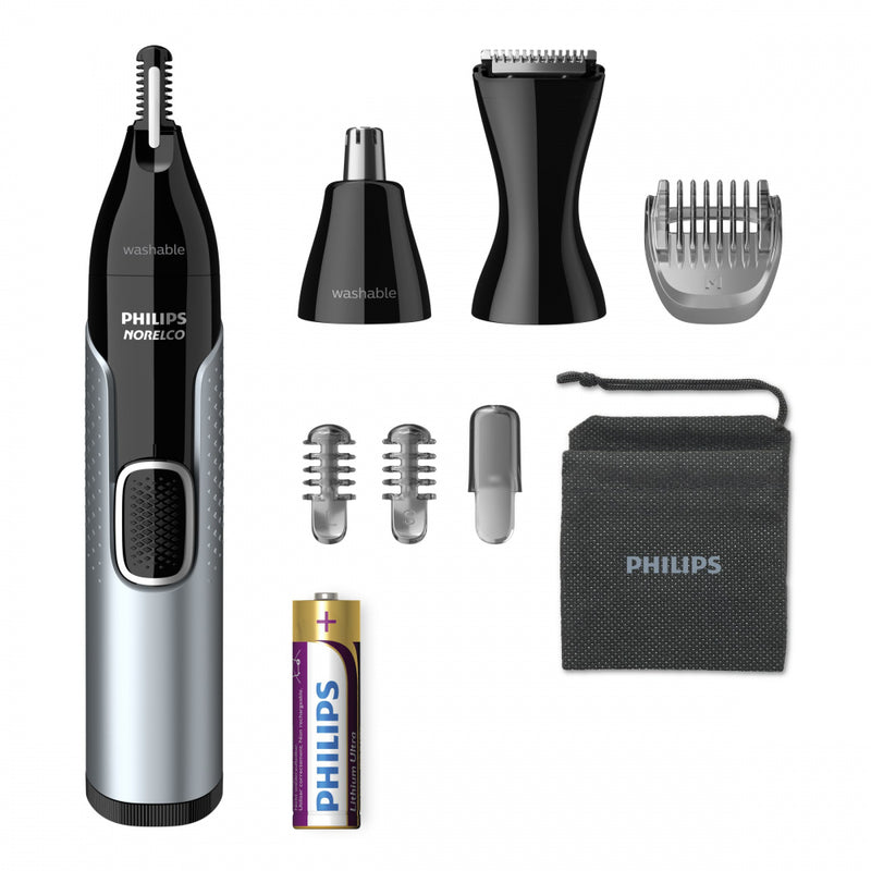 Philips Norelco Philips Norelco Nose Trimmer - Black/Silver Hair Clippers & Trimmers White Smoke