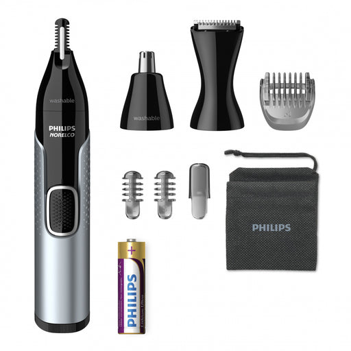 Philips Norelco Philips Norelco Nose Trimmer - Black/Silver Hair Clippers & Trimmers White Smoke