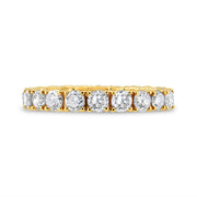 Bids.com 14K Yellow Gold 2.00 Cttw Shared Prong Set Round Cut Diamond Eternity Band (J-K Color, VS1-VS2 Clarity) - Ring Size 6.75 Rings Light Gray 6.75 / Yellow.Gold,8 / Yellow.Gold,6 / Yellow.Gold,7 / Yellow.Gold,6.5 / Yellow.Gold