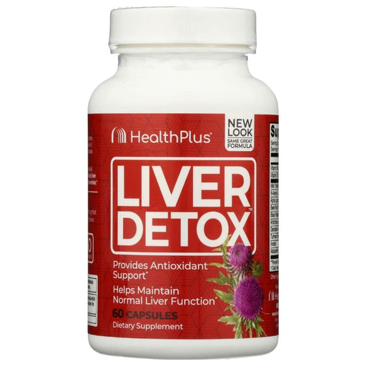 Health Plus Leader Liver Cleanse & Detox Support Supplement - 60 Capsules Vitamins & Supplements White Smoke