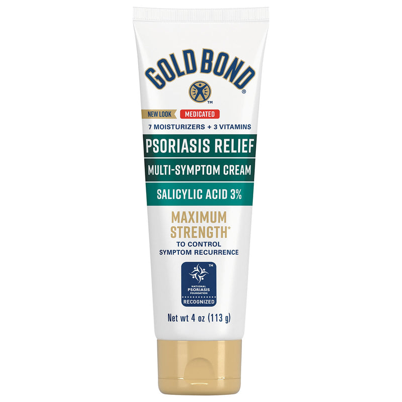 Gold Bond Gold Bond Ultimate Maximum Strength Multi-Symptom Psoriasis Relief Cream Personal Care White Smoke