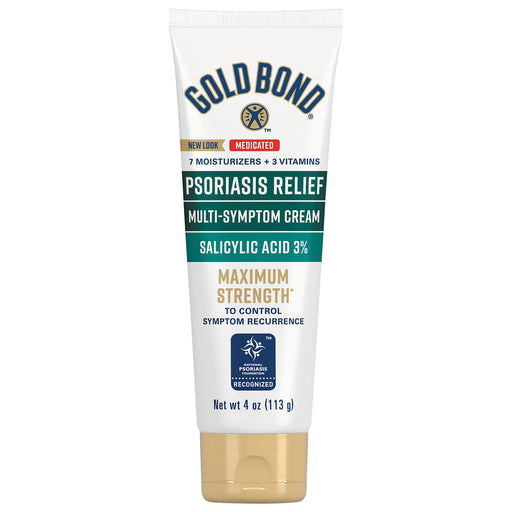 Gold Bond Gold Bond Ultimate Maximum Strength Multi-Symptom Psoriasis Relief Cream Personal Care White Smoke