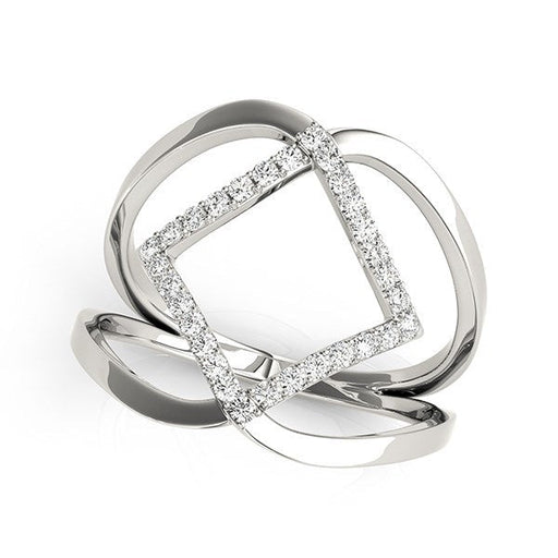 Bids.com 14k White Gold Interlaced Design Diamond Ring (1/5 cttw) Rings White Smoke 3 / White Gold,3.5 / White Gold,4 / White Gold,4.5 / White Gold,5 / White Gold,5.5 / White Gold,6 / White Gold,6.5 / White Gold,7 / White Gold,7.5 / White Gold,8 / White Gold,8.5 / White Gold,9 / White Gold