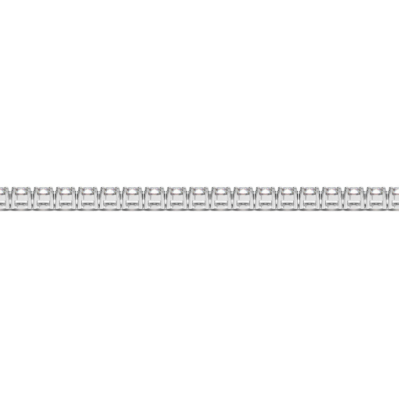 Bids.com Lab Grown Round Diamond Tennis Bracelet in 14k White Gold (5 cctw  F/G  VS2/SI1) Bracelets Gray 7 / White Gold