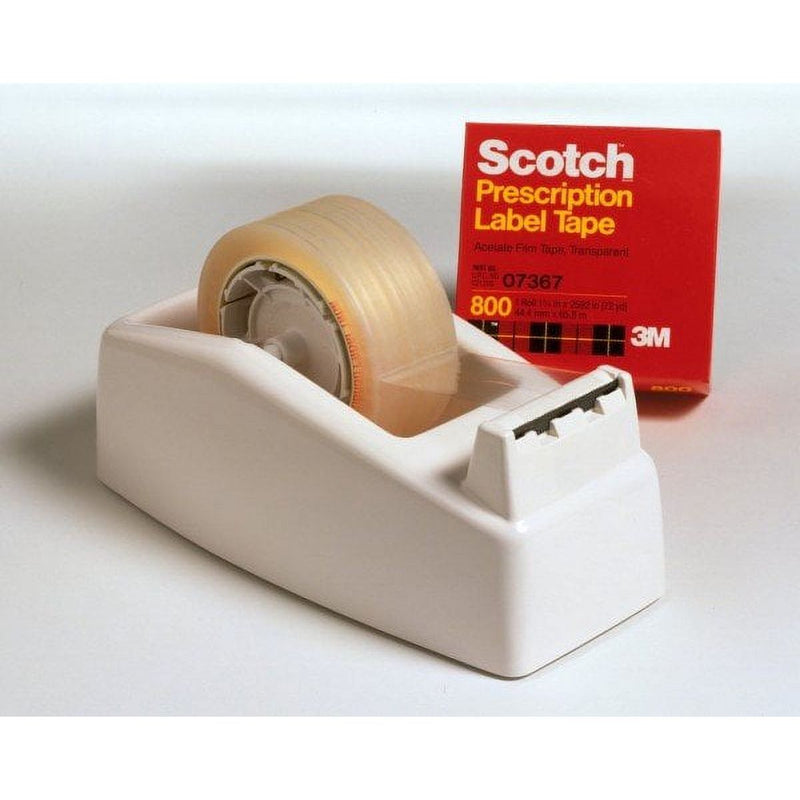 3M 3M Scotch Boxed Prescription Label Tape - 1.75"X72 Yds Wig Glue & Tape Light Gray