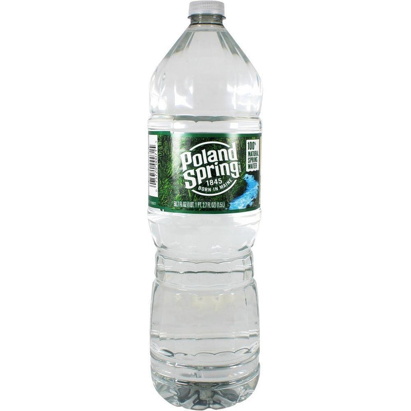 Poland Spring Poland Spring Water, 100% Natural 50.7 Fl Oz Water Gray