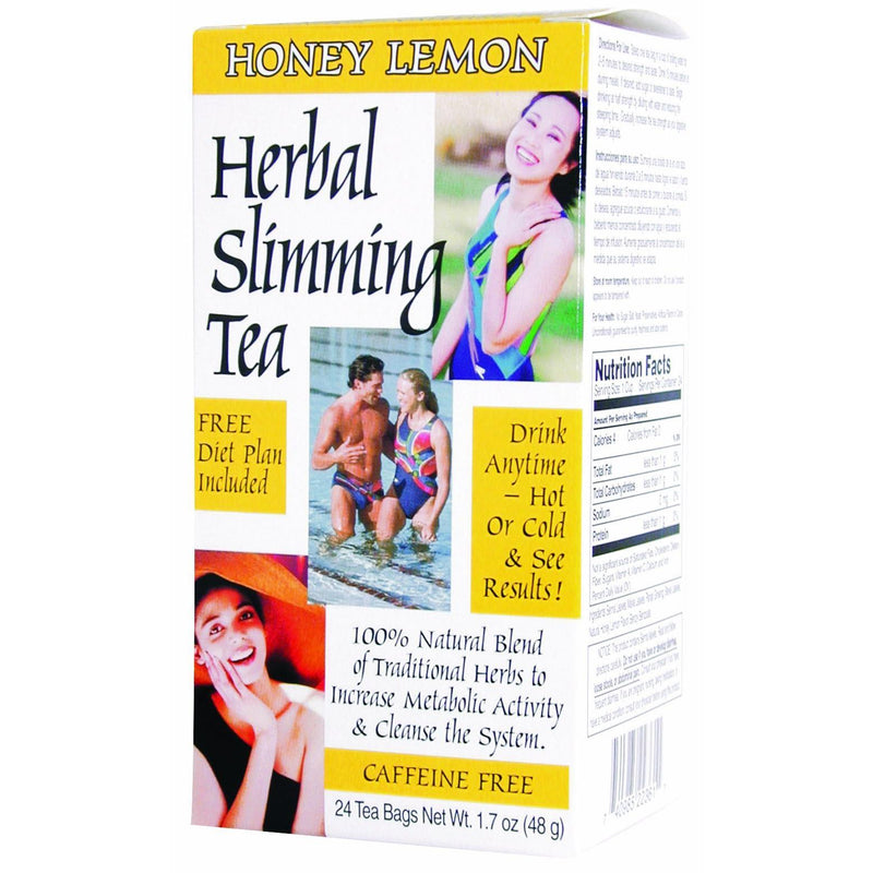 21st Century 21st Century Herbal Slimming Tea, Honey Lemon - 24 Tea Bags Tea & Infusions White Smoke