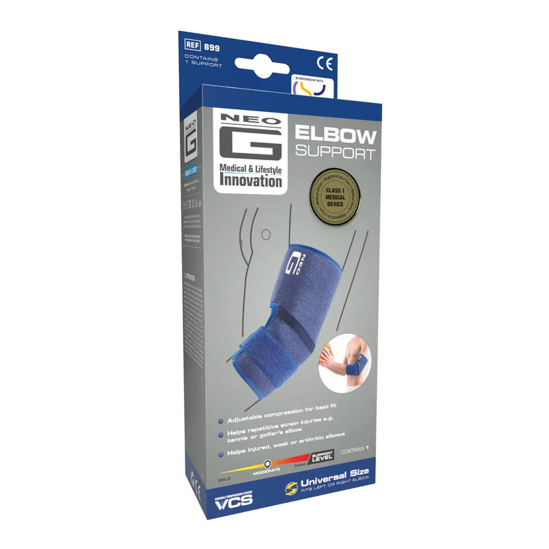 Neo G Neo G Elbow Support | Adjustable Compression Brace | One Size Fits Most (OSFM) Supports & Braces Dark Gray