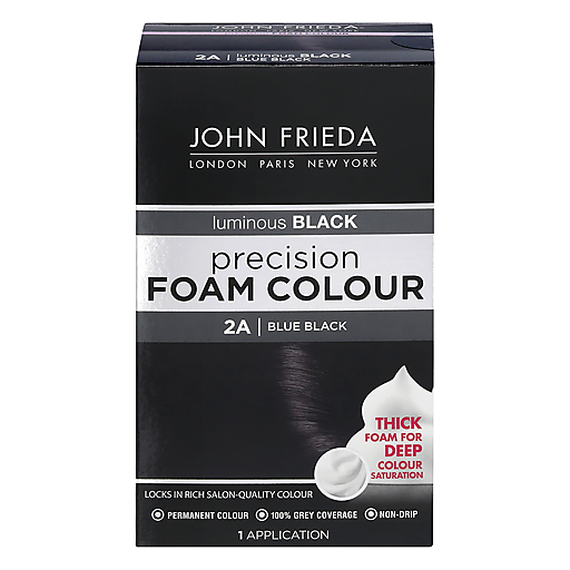 John Frieda John Frieda Luminous  Black Precision Blue  Black 2A Foam Color 1C Hair Color Dark Slate Gray