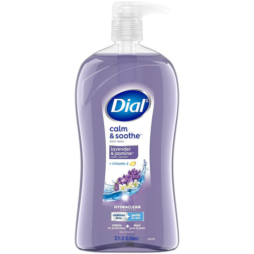 Dial Dial Body Wash, Lavender & Jasmine Scent 32 Fl Oz Body Wash White Smoke