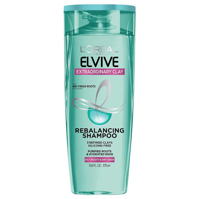 Loreal Loreal L'Oreal Paris Elvive Extraordinary Clay Rebalancing Shampoo Shampoo Light Blue