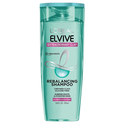 Loreal Loreal L'Oreal Paris Elvive Extraordinary Clay Rebalancing Shampoo Shampoo Light Blue