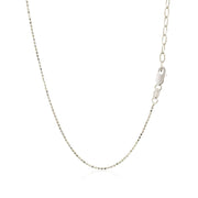 Bids.com 14k White Gold Necklace with Round Diamond Charms Necklaces White Smoke 16 / White Gold,18 / White Gold
