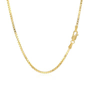 Bids.com 10k Yellow Gold Classic Box Chain (1.40 mm) Necklaces White Smoke 18 / Yellow Gold,20 / Yellow Gold,22 / Yellow Gold,24 / Yellow Gold