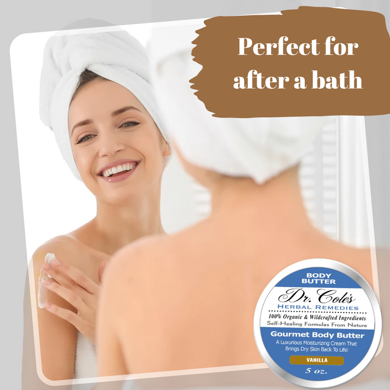 COLEHERBALS LLC 39 - Dr. Cole's Gourmet Body Butter - VANILLA Herbal Wheat