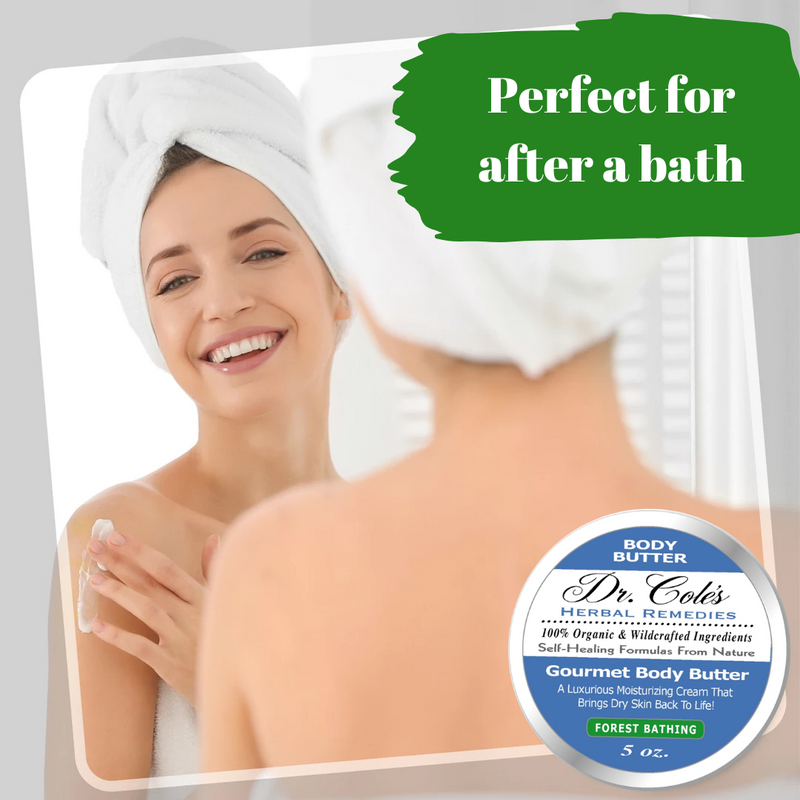 COLEHERBALS LLC 36 - Dr. Cole's Gourmet Body Butter - FOREST BATHING Herbal Lavender