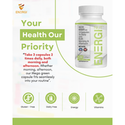 Energi Nutrition Mega Green Caps Supplement White Smoke