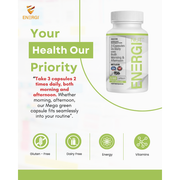 Energi Nutrition Mega Green Caps Supplement White Smoke