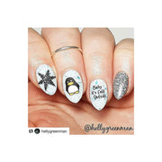 UberChic Beauty Holly Jolly, (Christmas-02) Stamping Plate Tan