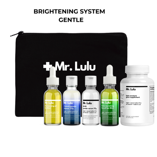 Mr. Lulu Skincare Brightening System - gentle White Smoke Combination / Dry skin