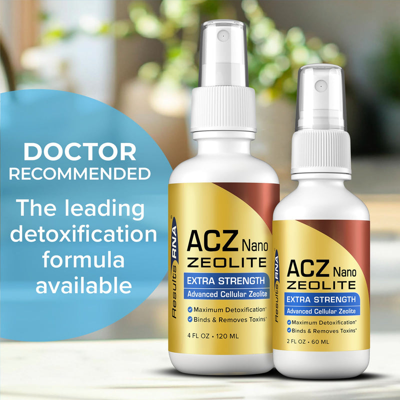 Results RNA ACZ Nano Zeolite Extra Strength Light Gray 2 oz (30 Day Supply),4 oz (60 Day Supply)
