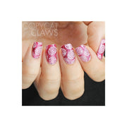 UberChic Beauty Zombie Love-01 Stamping Plate Rosy Brown
