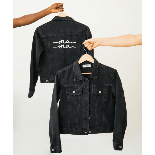 Sunflower Motherhood Black Denim Mama Jacket Clothing Beige Small,Medium,Large,Extra Large