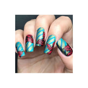 UberChic Beauty Holiday Jingle, (Christmas-03) Stamping Plate Rosy Brown