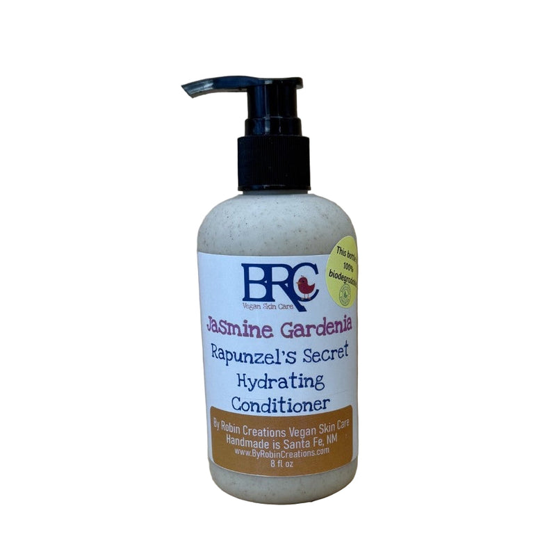 By Robin Creations Rapunzel's Secret Deep Moisture Hair Conditioner Hair, Brows & Eyelashes White Smoke Lemongrass Eucalyptus / 8 oz Biodegradable Pump Bottle,Jasmine-Gardenia / 8 oz Biodegradable Pump Bottle,Lavender-Pine / 8 oz Biodegradable Pump Bottle,Coconut & Vanilla / 8 oz Biodegradable Pump Bottle,Frosty Balsam Pine / 8 oz Biodegradable Pump Bottle,
