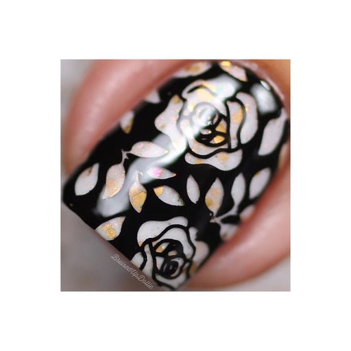 UberChic Beauty Collection 13 Stamping Plate Rosy Brown