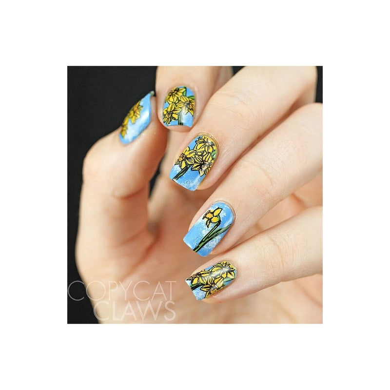 UberChic Beauty Yay Spring! Stamping Plate Wheat