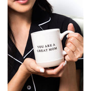 Sunflower Motherhood Great Mom Mug Mugs Black